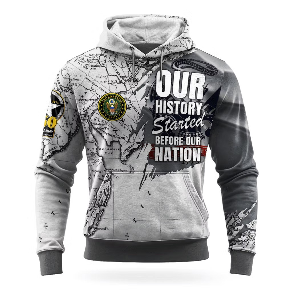 US Army This We'll Defend 250Th Anniversary Hoodie Army Veteran Apparel Vets Day 2025 Gifts - Tradiviet