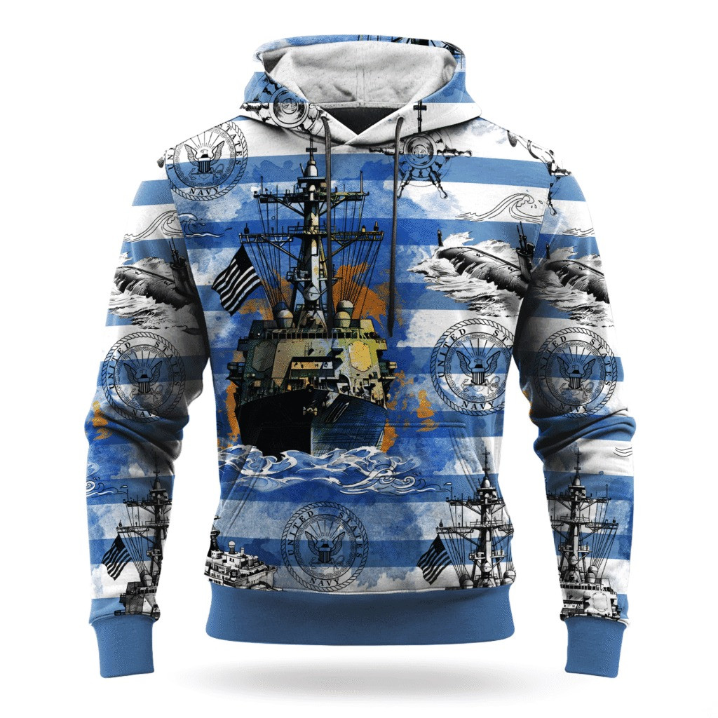US Navy 250Th Anniversary Hoodie 1775 2025 USN Merch Apparel Cool Gifts For Veterans Day - Tradiviet