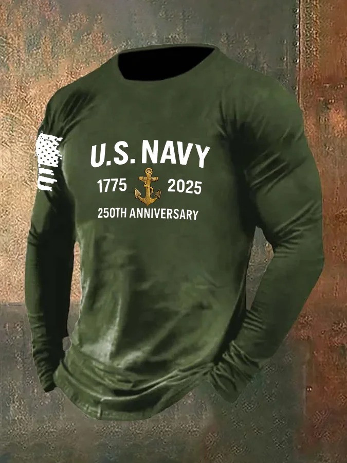 U.S Navy 250Th Anniversary T-Shirt 1775 2025 Tee Shirt Veteran Appreciation Gifts - Tradiviet - Image 3