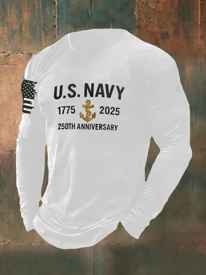 U.S Navy 250Th Anniversary T-Shirt 1775 2025 Tee Shirt Veteran Appreciation Gifts - Tradiviet - Image 4