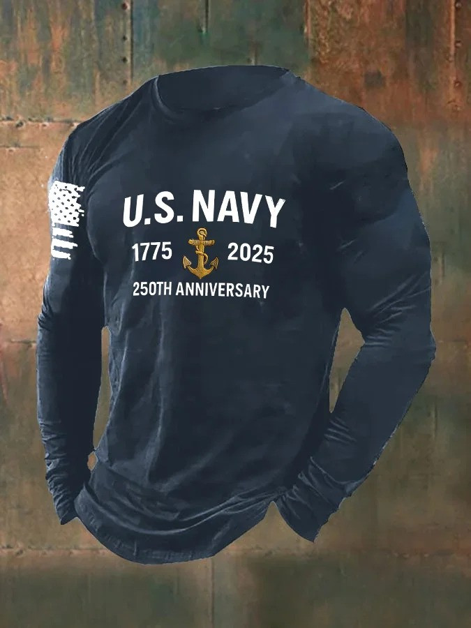 U.S Navy 250Th Anniversary T-Shirt 1775 2025 Tee Shirt Veteran Appreciation Gifts - Tradiviet - Image 2