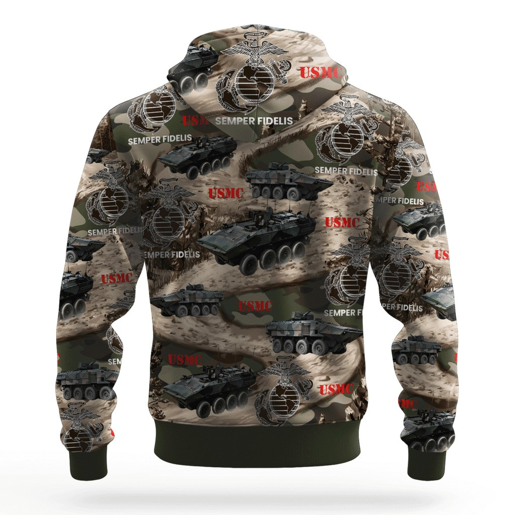 USMC 250Th Anniversary Hoodie 1775 2025 Marine Corps Veteran Clothing USMC Merch Gifts - Tradiviet - Image 2