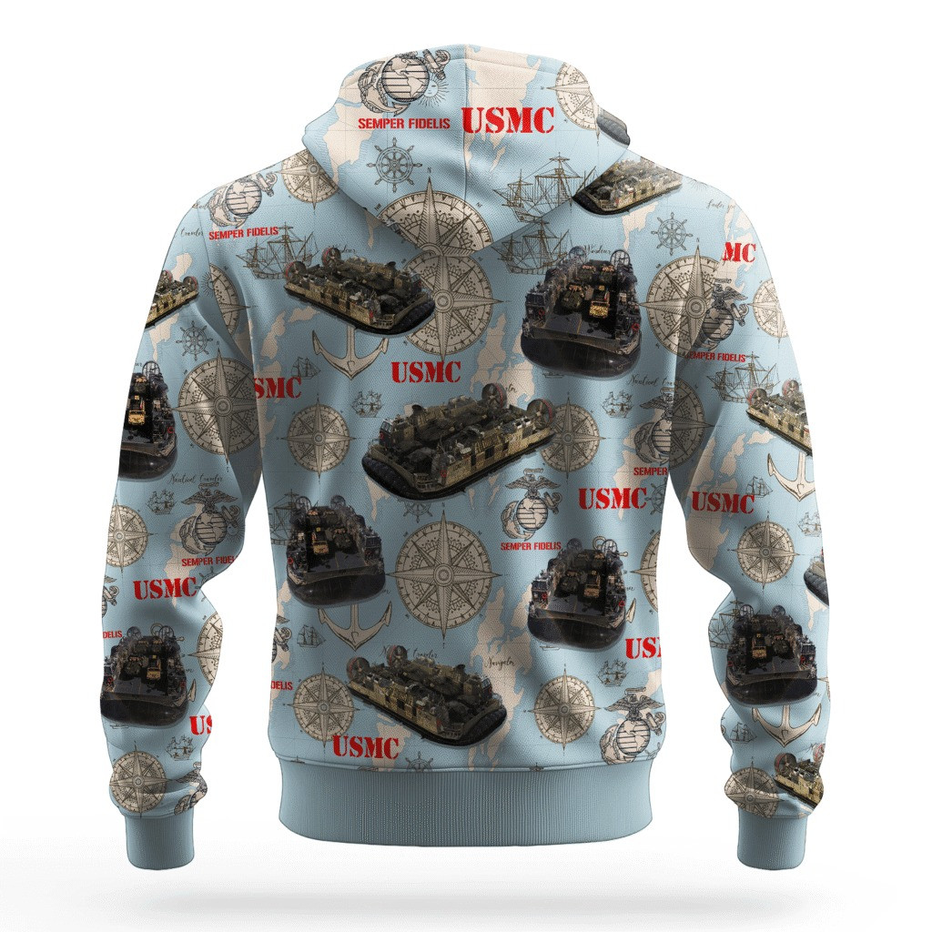 USMC Semper Fi 250Th Anniversary Hoodie Marine Corps Veteran Apparel Best Gifts For Him - Tradiviet - Image 2