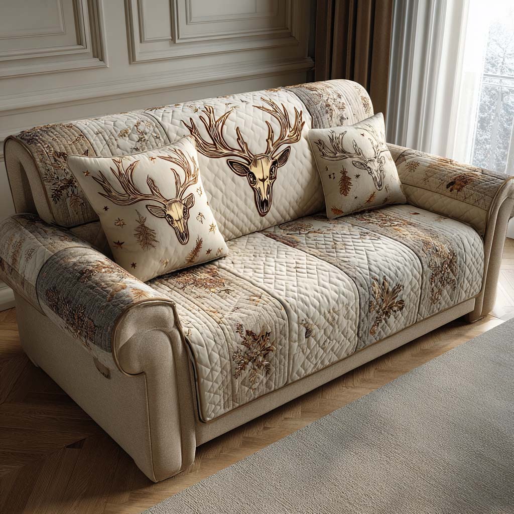 Wanderer Soul Quilted Sofa Cover Boho Room Decor Cool Room Decor Gifts - Tradiviet
