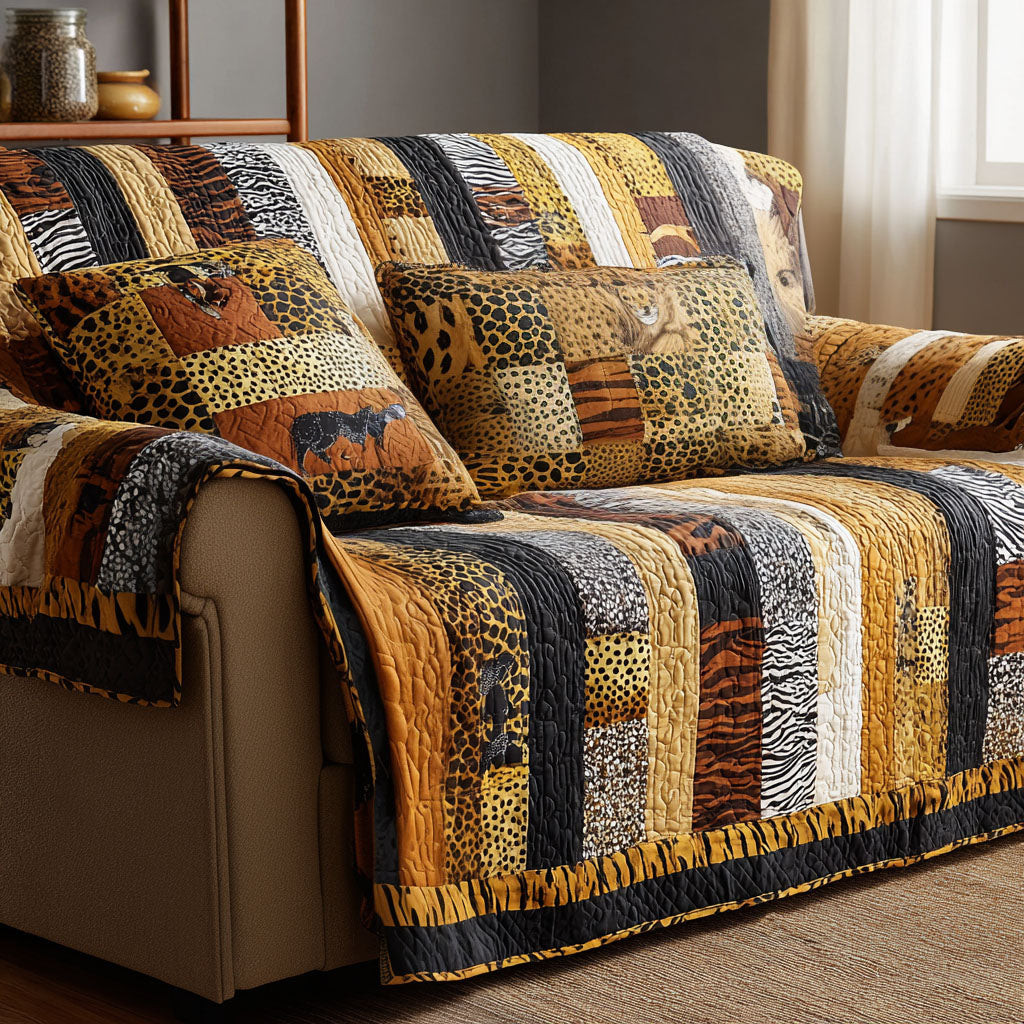 Warm Savannah Quilted Sofa Cover Sofa Covers For Sale Gifts For Black History Month - Tradiviet