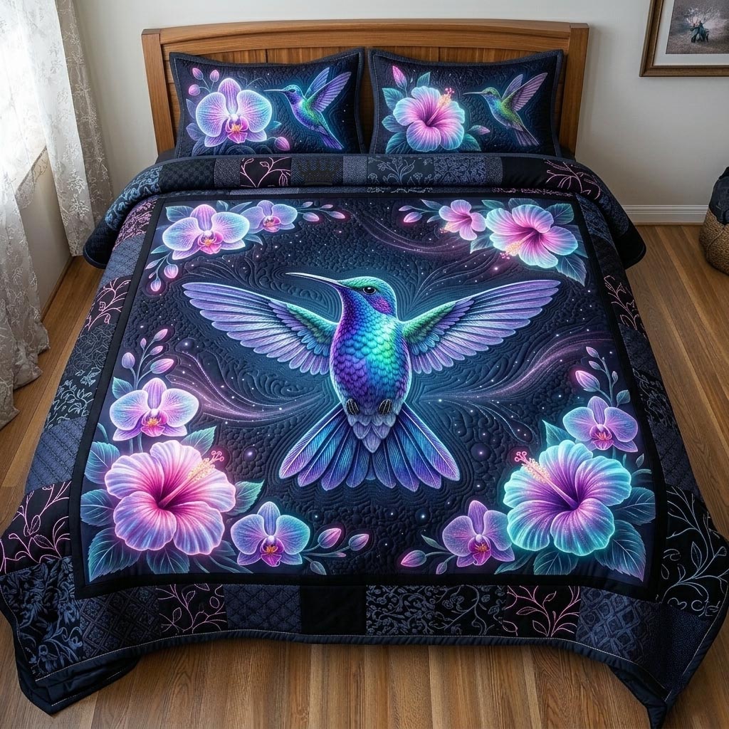 Whispering Wings Quilted Bedding Set Whispering Wings Corner Gift For Whispering Wings - Tradiviet