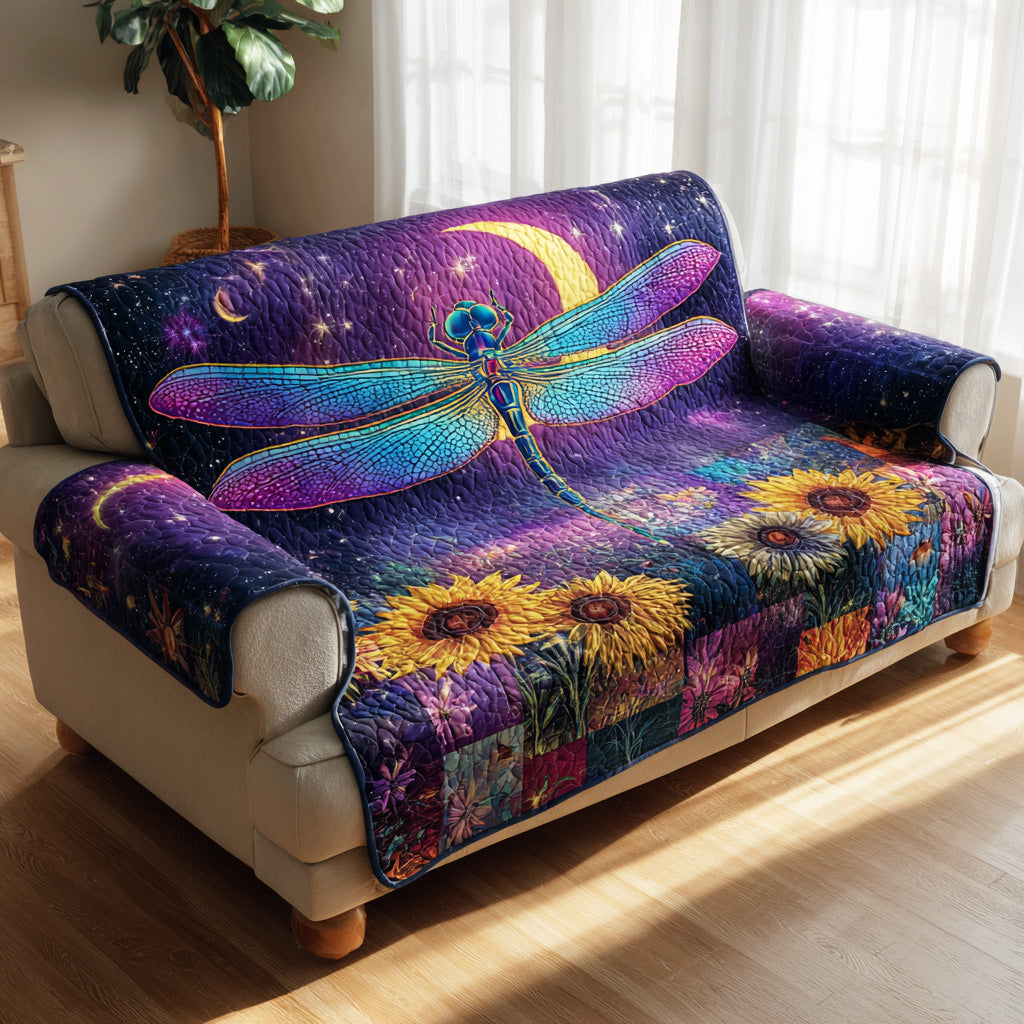 Whisperwing Path Quilted Sofa Cover Minimalist Home Room Decor Gifts For House Lovers - Tradiviet