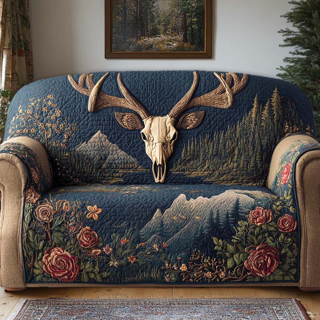 Wild Horizon Quilted Sofa Cover Elegant Room Decor Cozy Home Decor Gifts - Tradiviet