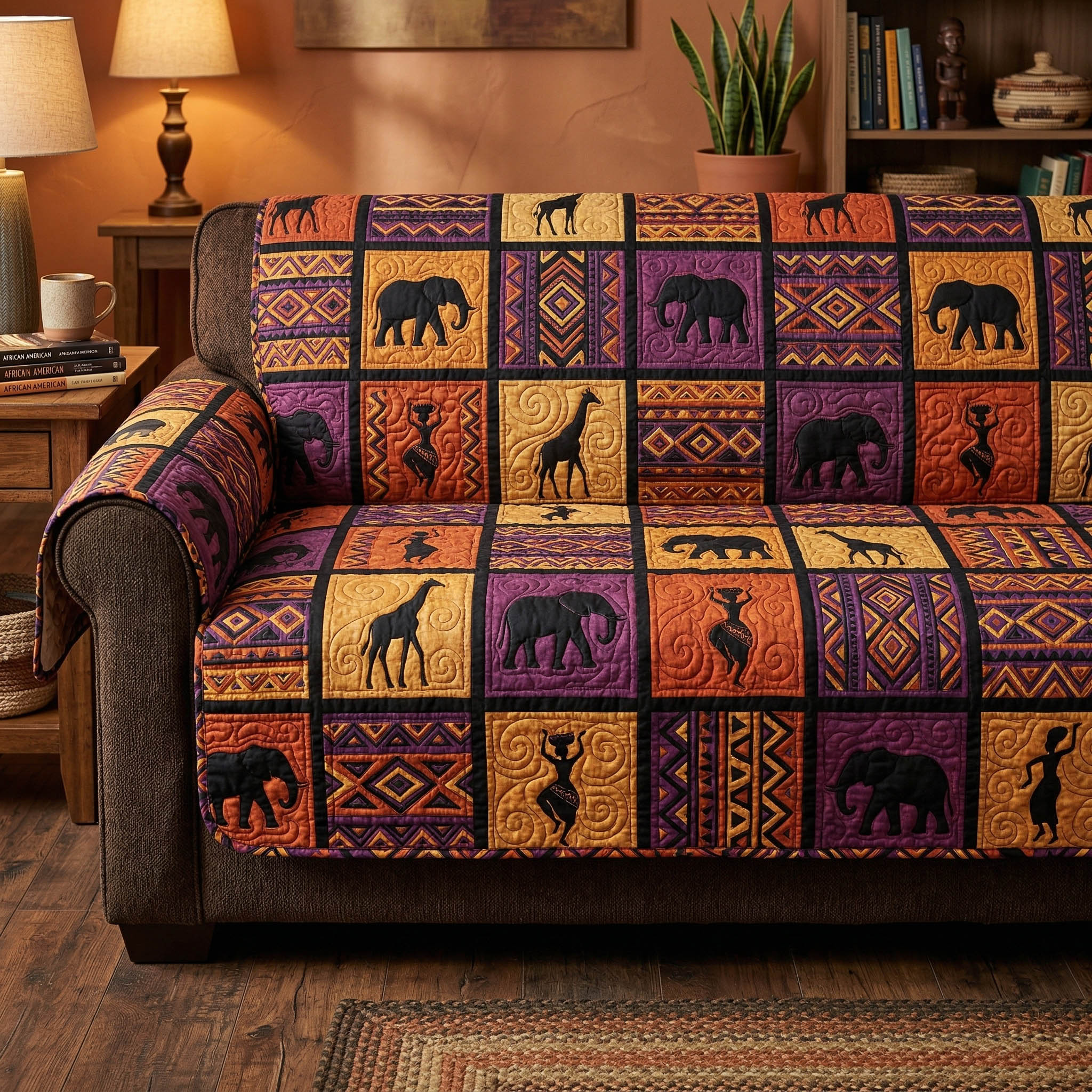 Wild Horizon Quilted Sofa Cover Soft Home Room Decor Home Lover Gift Ideas - Tradiviet