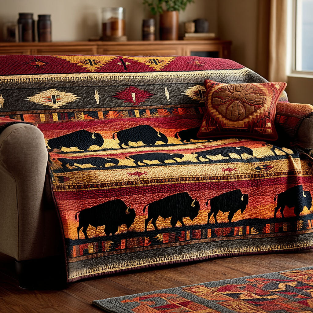 Wild Range Quilted Sofa Cover Best Sofa Covers Inexpensive Gifts For Horse Lovers - Tradiviet