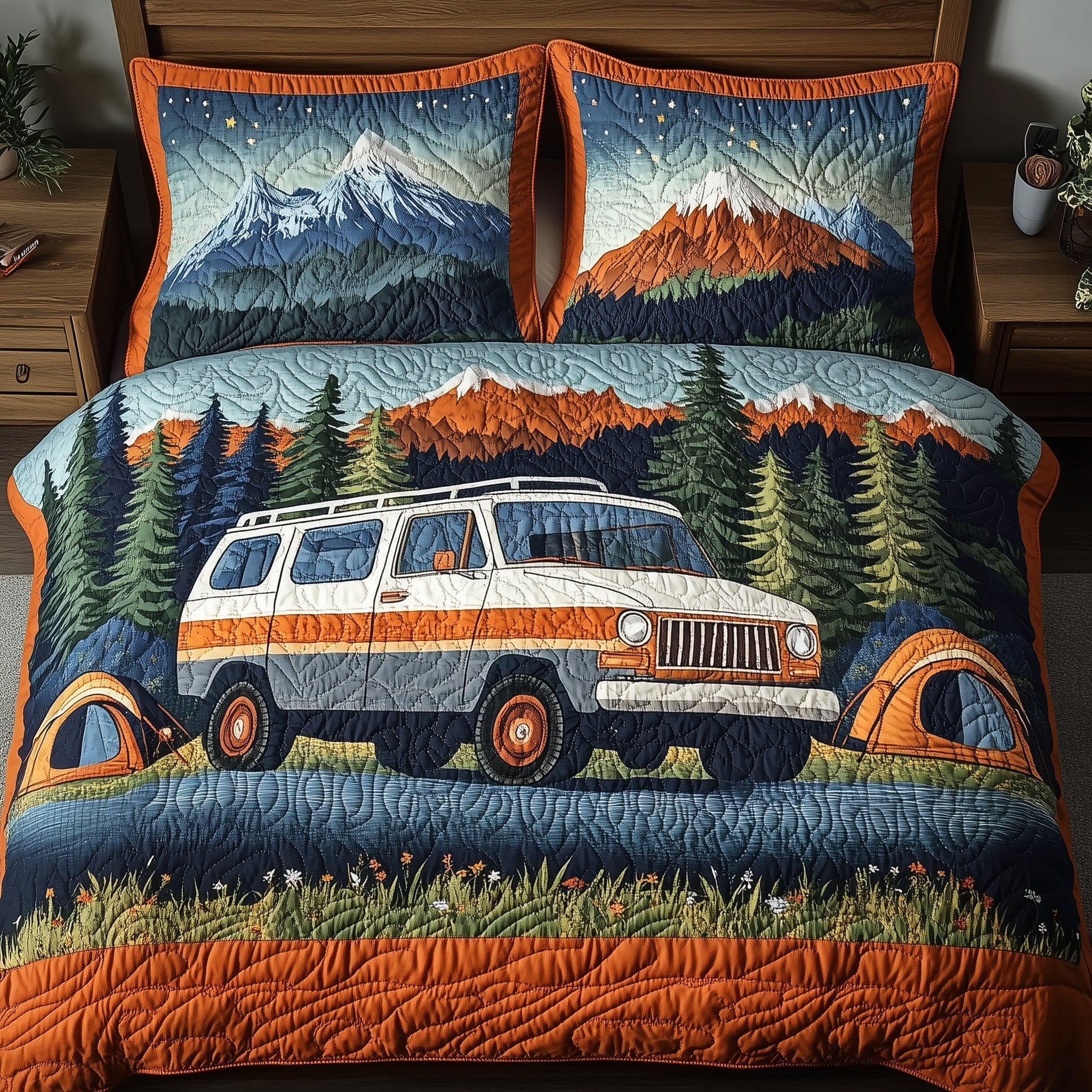 Wildwood Hideaway Quilted Bedding Set Wildwood Hideaway Nook Gift For Hideaway - Tradiviet