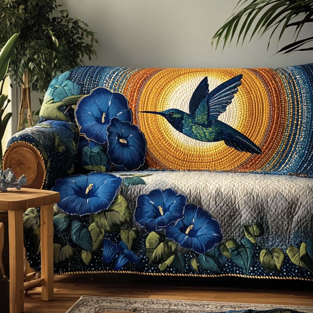 Wings of Joy Quilted Sofa Cover Soft Home Room Decor Room Gift For Her - Tradiviet