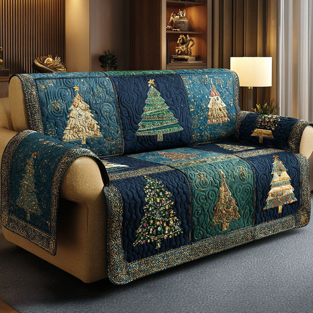 Winter Whispers Quilted Sofa Cover Table Room Decor Gift For New Home - Tradiviet