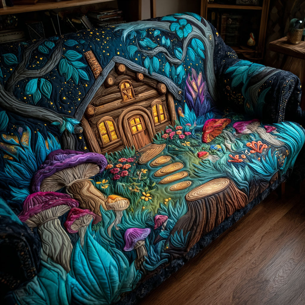 Woodland Serenity Home Quilted Sofa Cover Room Room Decor Ideas Best Home Decor Gifts - Tradiviet