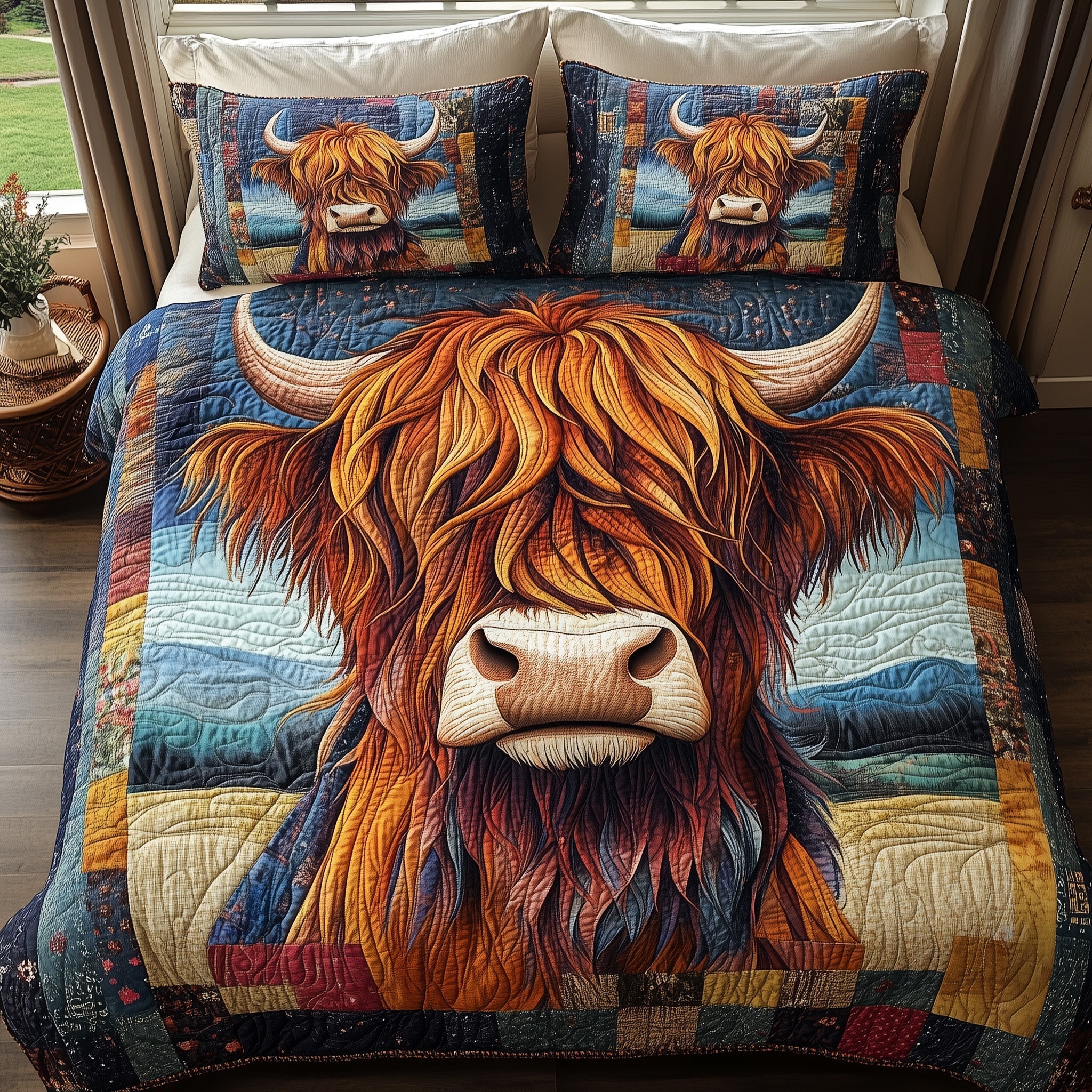 Wooly Wanderers Quilted Bedding Set Wooly Wanderers Vision Gift For Wooly Wanderers - Tradiviet