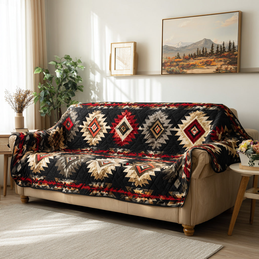 Woven Traditions Quilted Sofa Cover Room Decor For Room Unique Housewarming Gift Ideas - Tradiviet