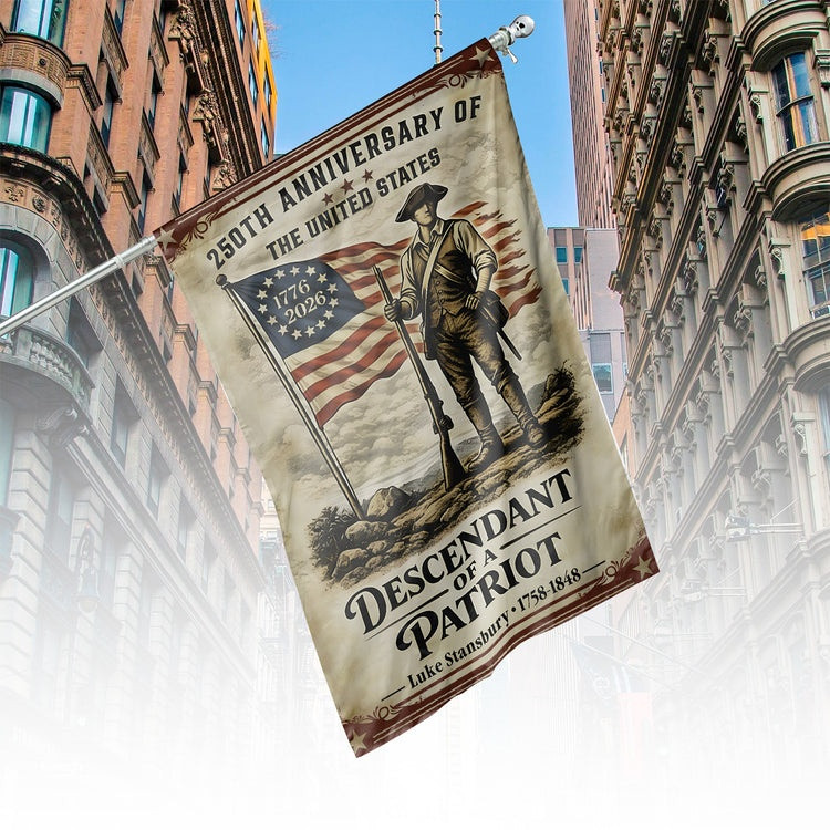250th Anniversary Of The United States Flag Descendant Of A Patriot Merch Gift Ideas