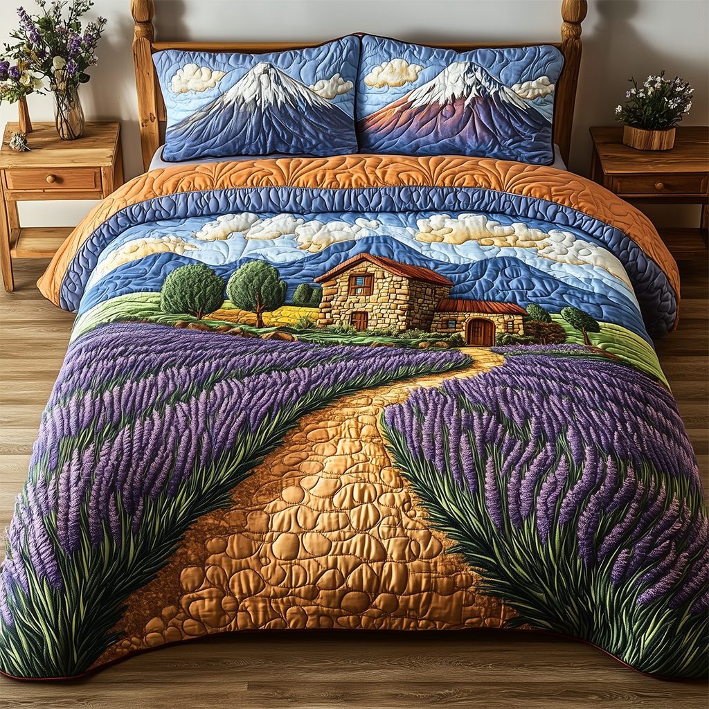 A Walk Through Peace Quilted Bedding Set Nice Bed Sheet Sets Father Daughter Gifts