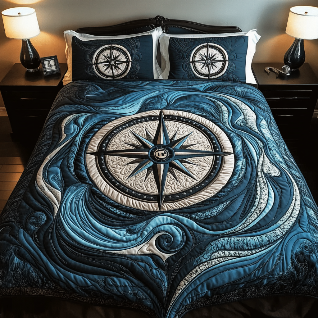 Adventure Awaits Quilted Bedding Set Cute Bed Sheets Good Mother's Day Gifts For Mom