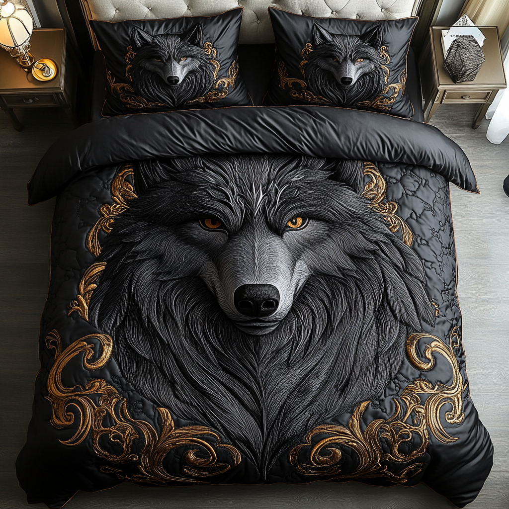 Alpha Guardian Quilted Bedding Set Bedroom Decor Ideas Mother's Day Presents For Mom