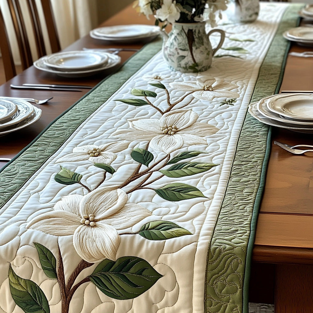 Amazing Blooming Grace Quilted Table Runner Dining Table Table Runner Great First Mothers Day Gifts