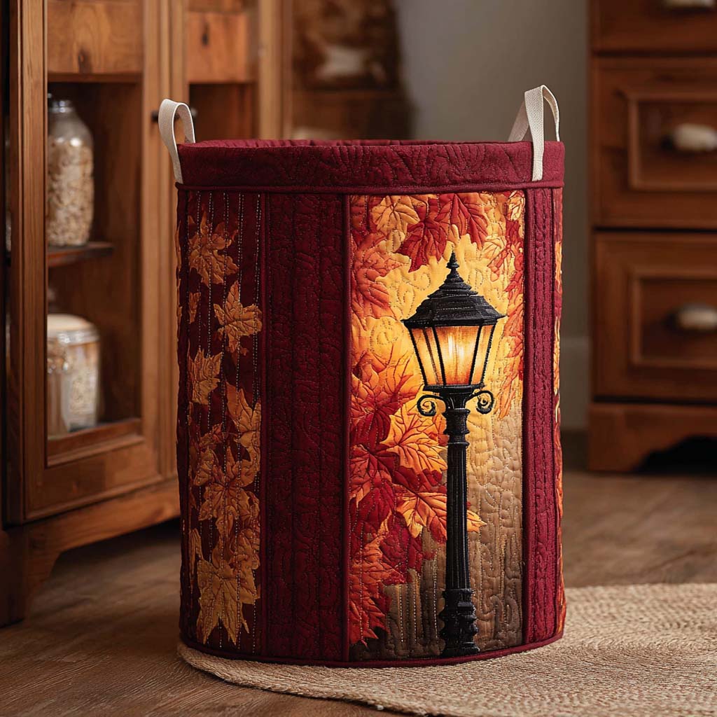 Amber Twilight Quilted Laundry Basket Unusual Laundry Basket Special Birthday Gifts For Dad
