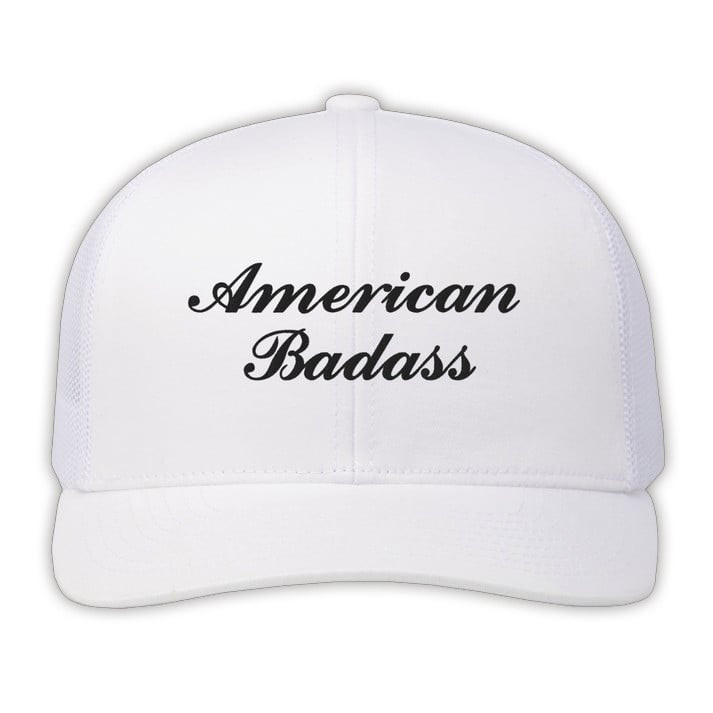 American Badass Hat Trucker Cap Funny American Bad Ass Trucker Hat Gifts For Men - Image 2