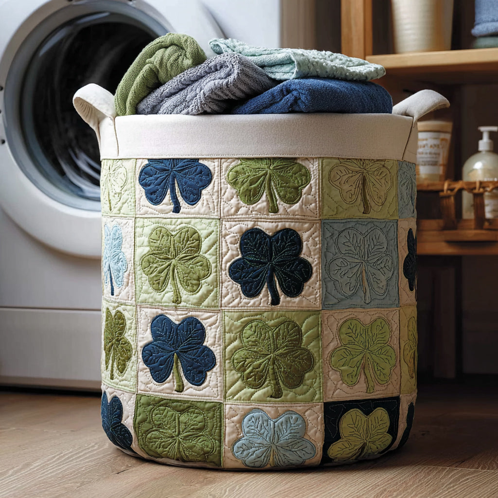 Ancient Celtic Aura Quilted Laundry Basket Unique Cool Laundry Basket Best Irish Gifts