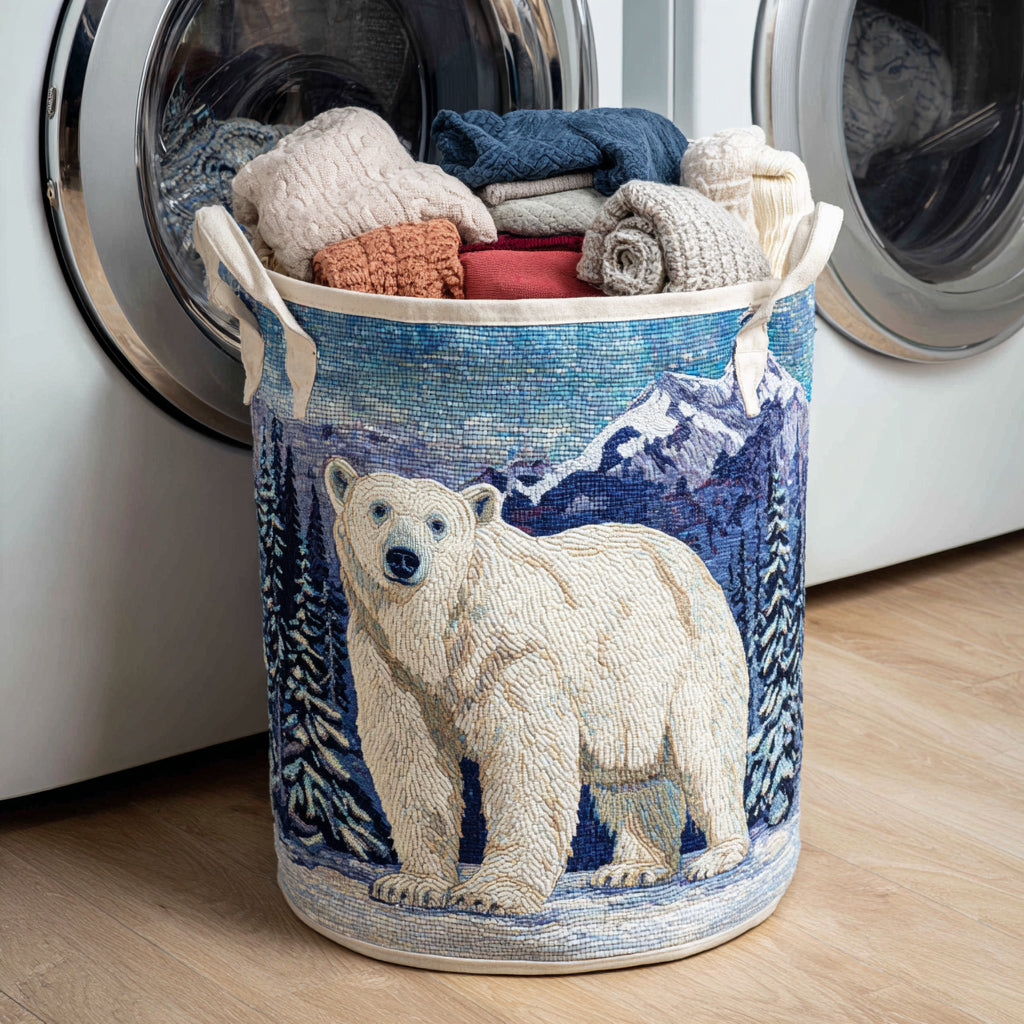 Arctic Polar Bear Quilted Laundry Basket Clothes Basket Cute Koala Gifts