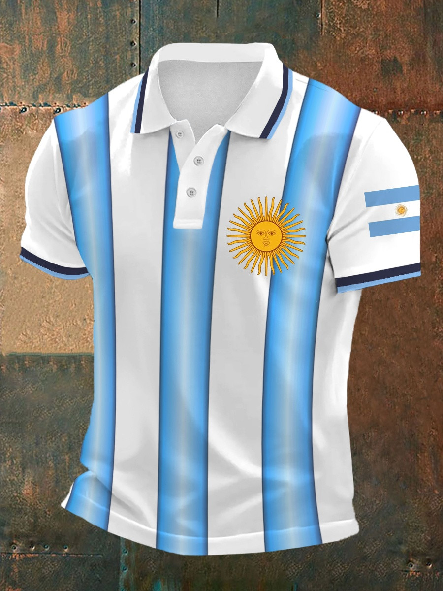 Argentina Soccer FIFA World Cup 2026 Polo Shirt Game Day Clothing Gift For Sport Enthusiast - Tradiviet
