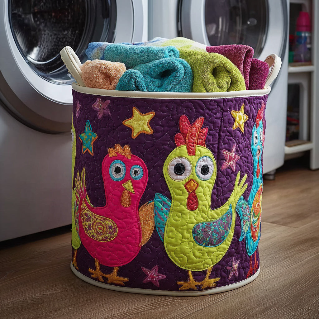 Astral Chicken Quilted Laundry Basket Target Laundry Hamper Chicken Novelty Gifts