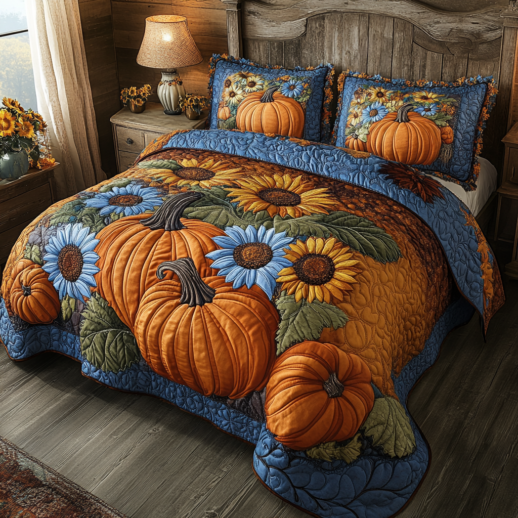 Autumn Bliss Quilted Bedding Set Best Bed Sheet Set Gifts For Mom From Daughter