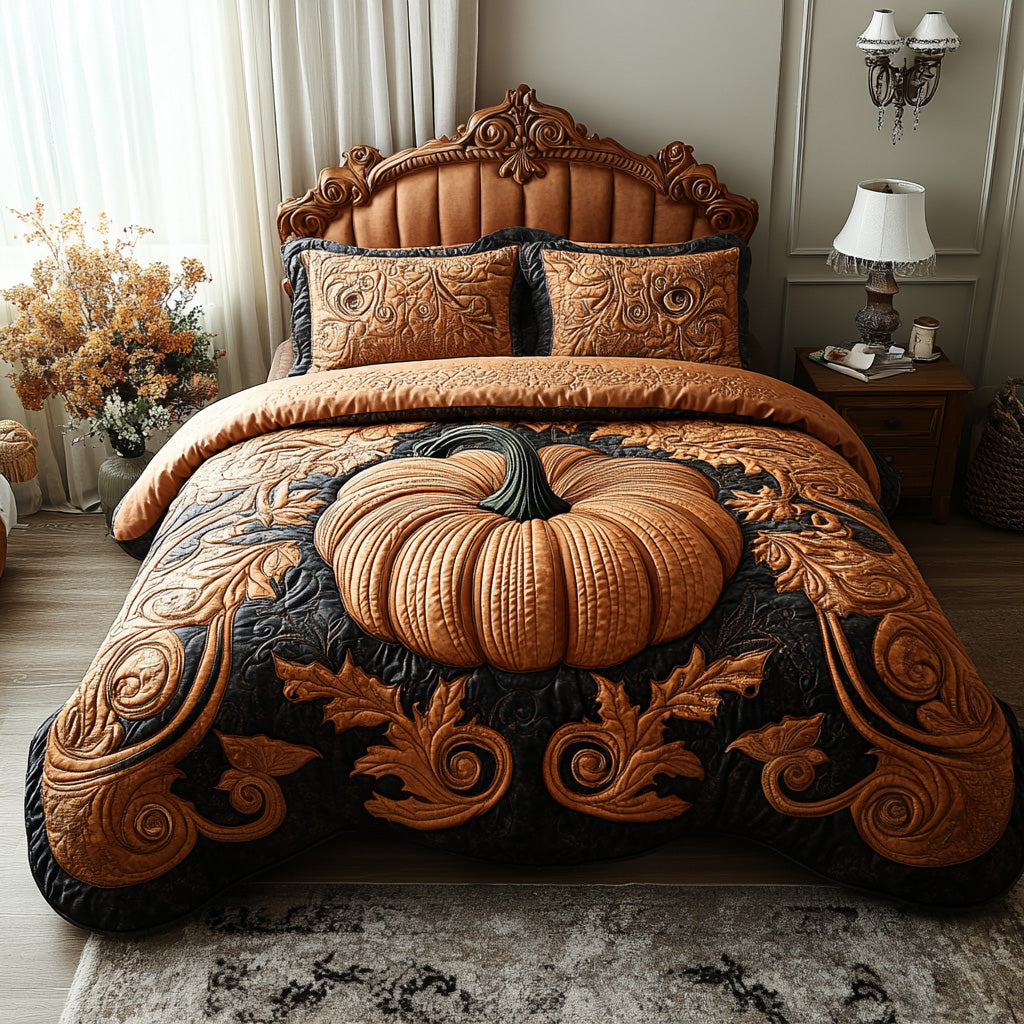 Autumn Glow Quilted Bedding Set Cute Queen Bed Sheets 1St Mothers Day Gifts