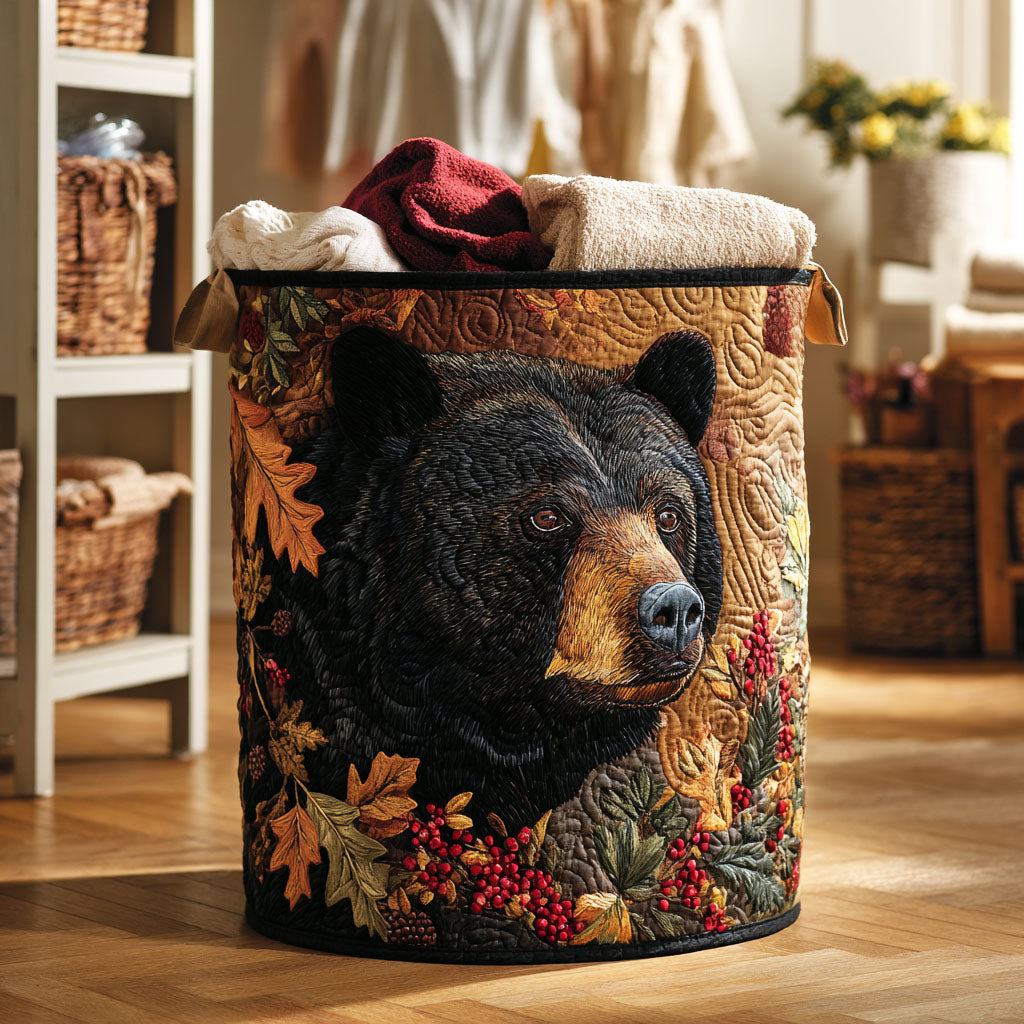 Autumn Guardian Quilted Laundry Basket Best Foldable Laundry Basket Hunting Gifts For Hunters
