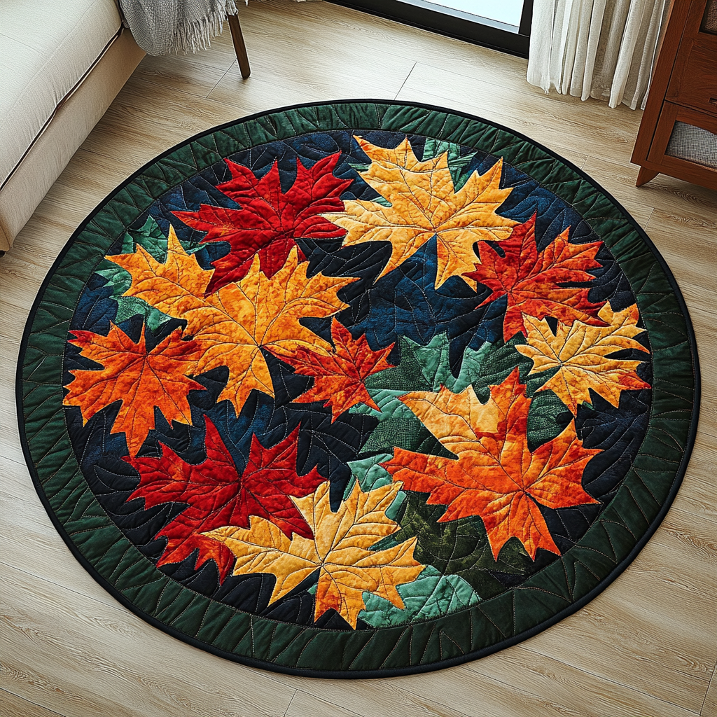 Autumn Haven Quilted Round Mat Home Decor Stores Fall Autumn Gifts For Her