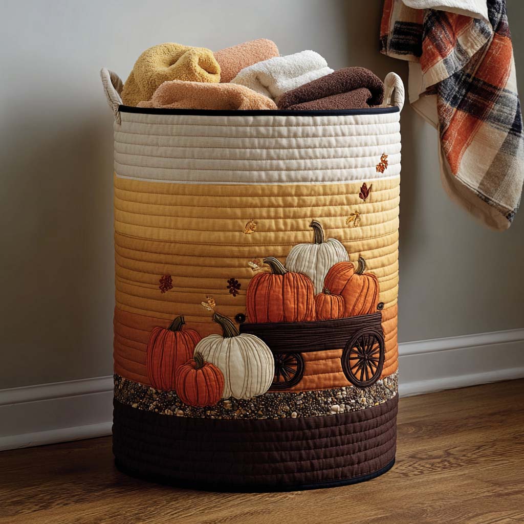 Autumn Pile Quilted Laundry Basket Dirty Laundry Basket Useful Gifts For New Homeowners