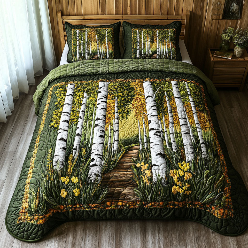Autumn Walk Quilted Bedding Set Best Comforter Sets First Mothers Day Gift For My Daughter