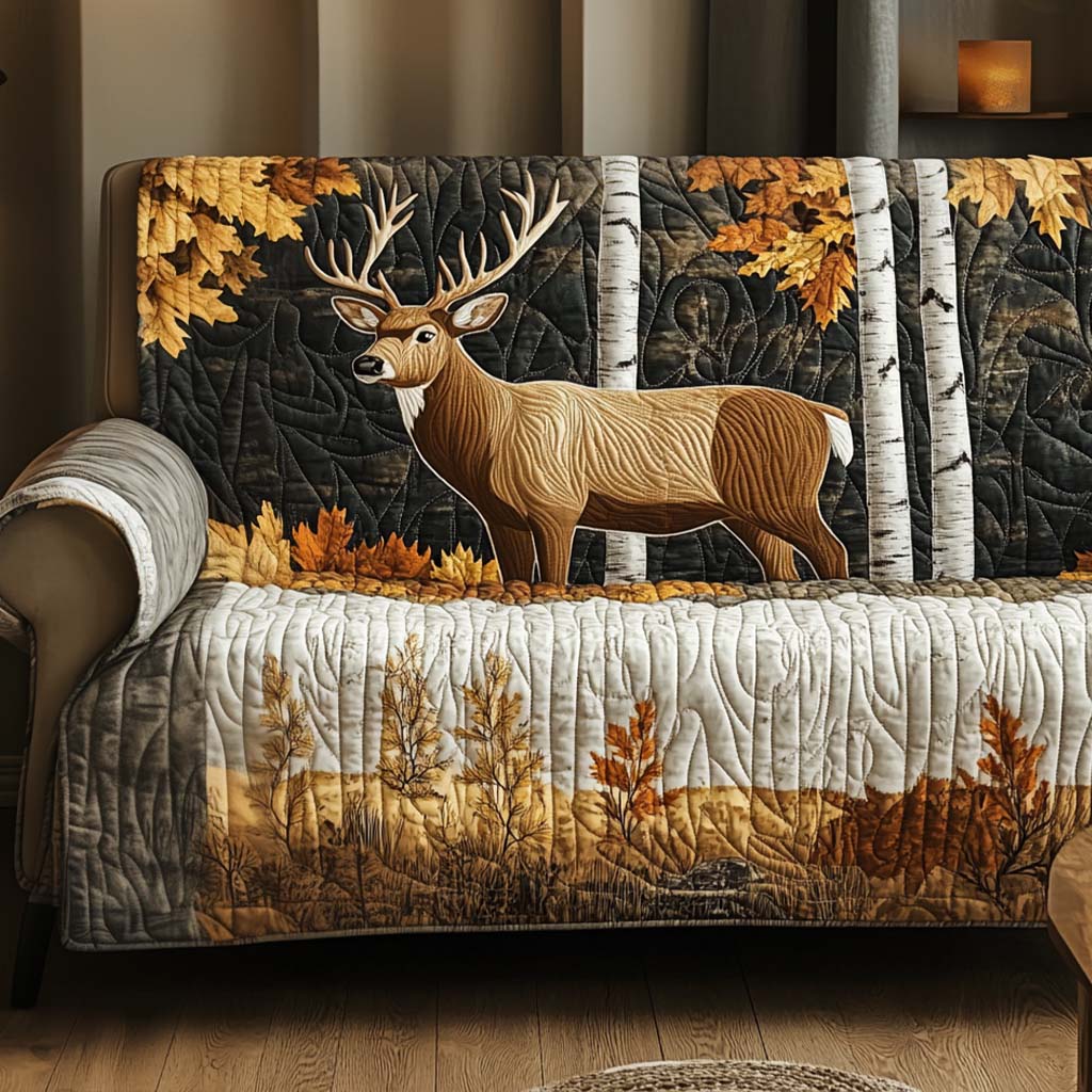 Autumn Watcher Quilted Sofa Cover Sofa Saver Covers Simple Father's Day Gift Ideas