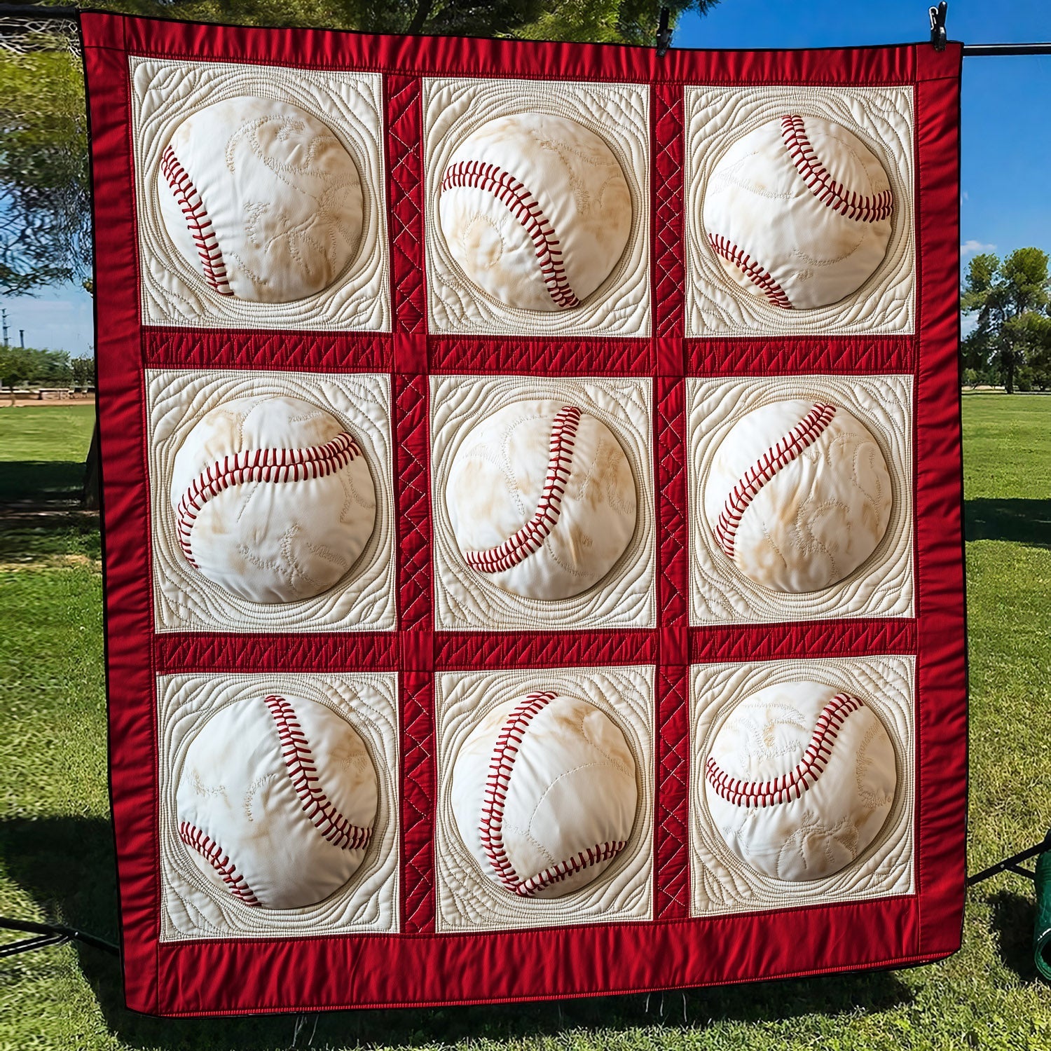 Baseball Classics Quilted Blanket Boho Bedroom Furniture Gift Ideas For Baseball Players