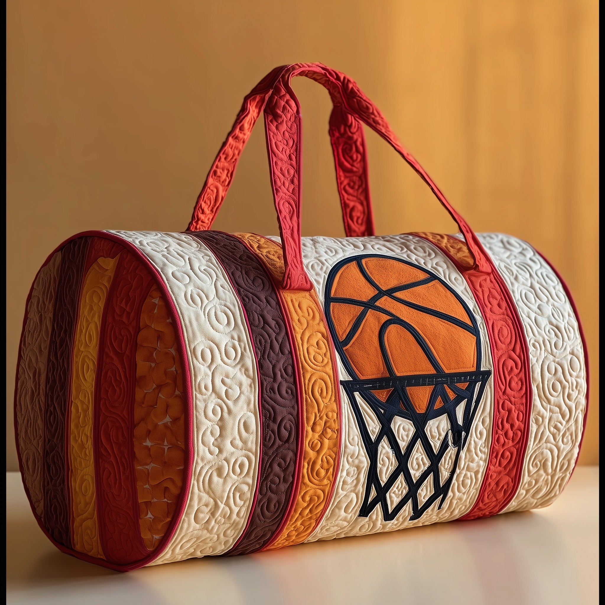 Basketball Quilted Duffle Bag Great Duffel Bags Top Mother's Day Gifts