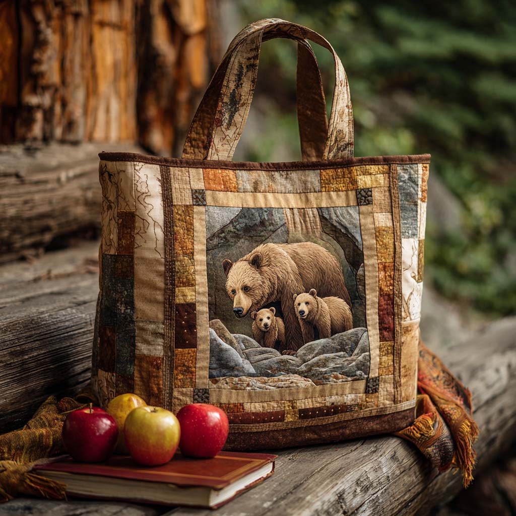 Bear Haven Quilted Tote Bag The Perfect Tote Bag Mother's Day Gifts From Daughter
