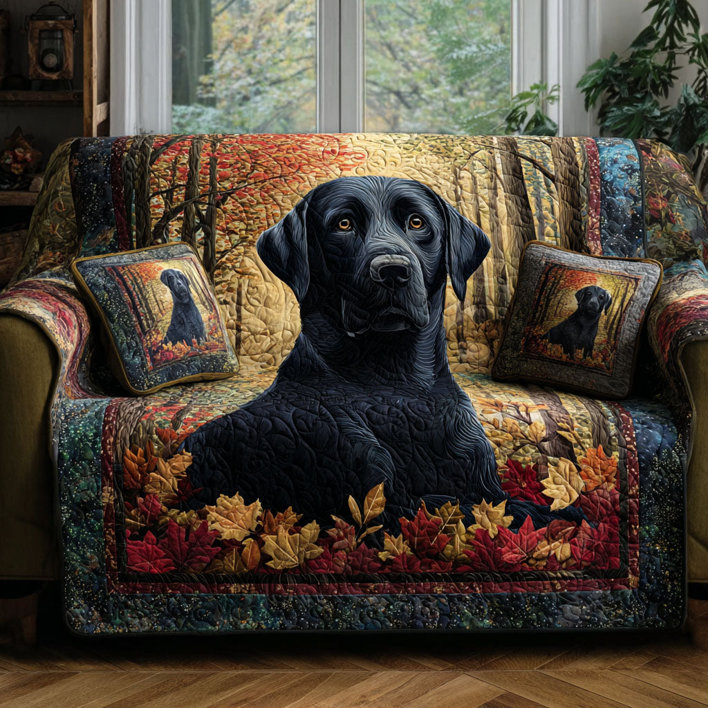 Best Friend Forever Quilted Sofa Cover Indoor Decoration Christmas Presents For Labradors