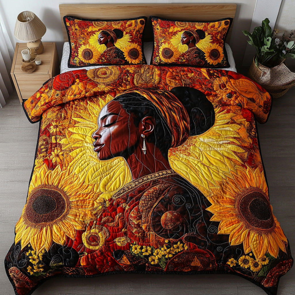 Black Diamond Quilted Bedding Set Cool Bedroom Ideas Melanin African American Gifts