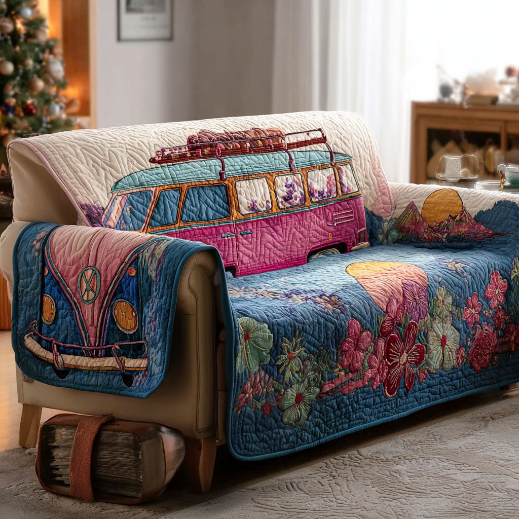 Blooming Soul Quilted Sofa Cover Couch Covers For Couches Gift Ideas For Hippie Mom
