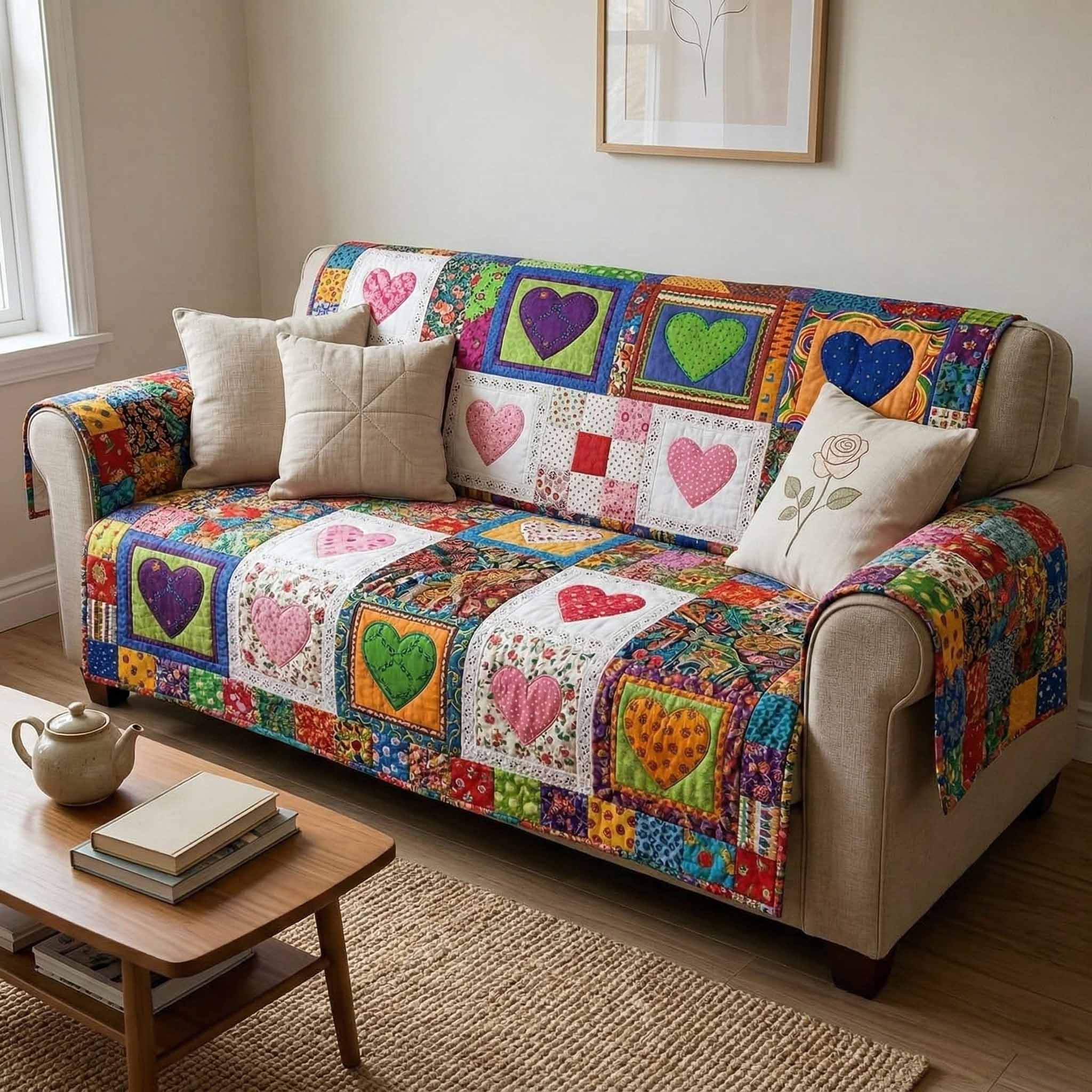 Blossom Porch Quilted Sofa Cover Sofa Covers For Sale Christmas Present Ideas For Couples