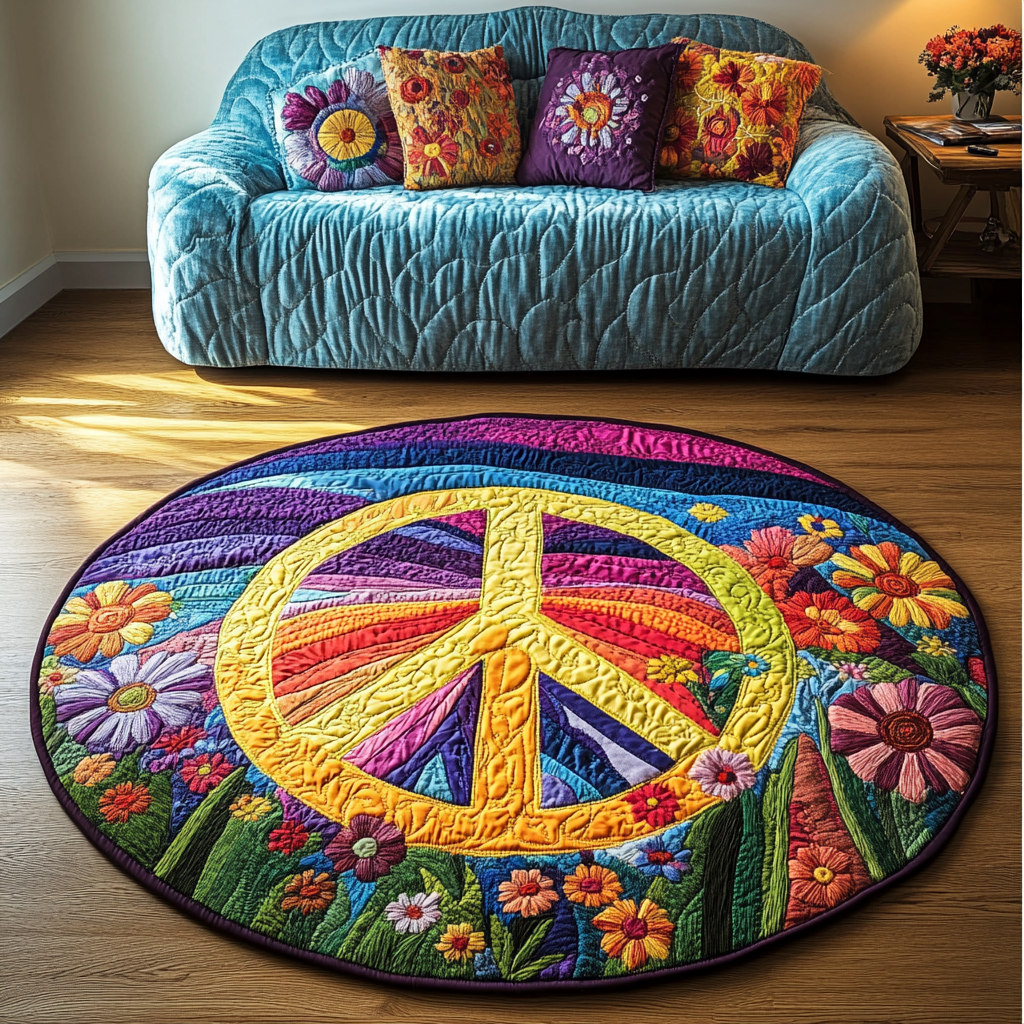 Boho Dreams Quilted Round Mat Home Decor Items Present Ideas For Mum