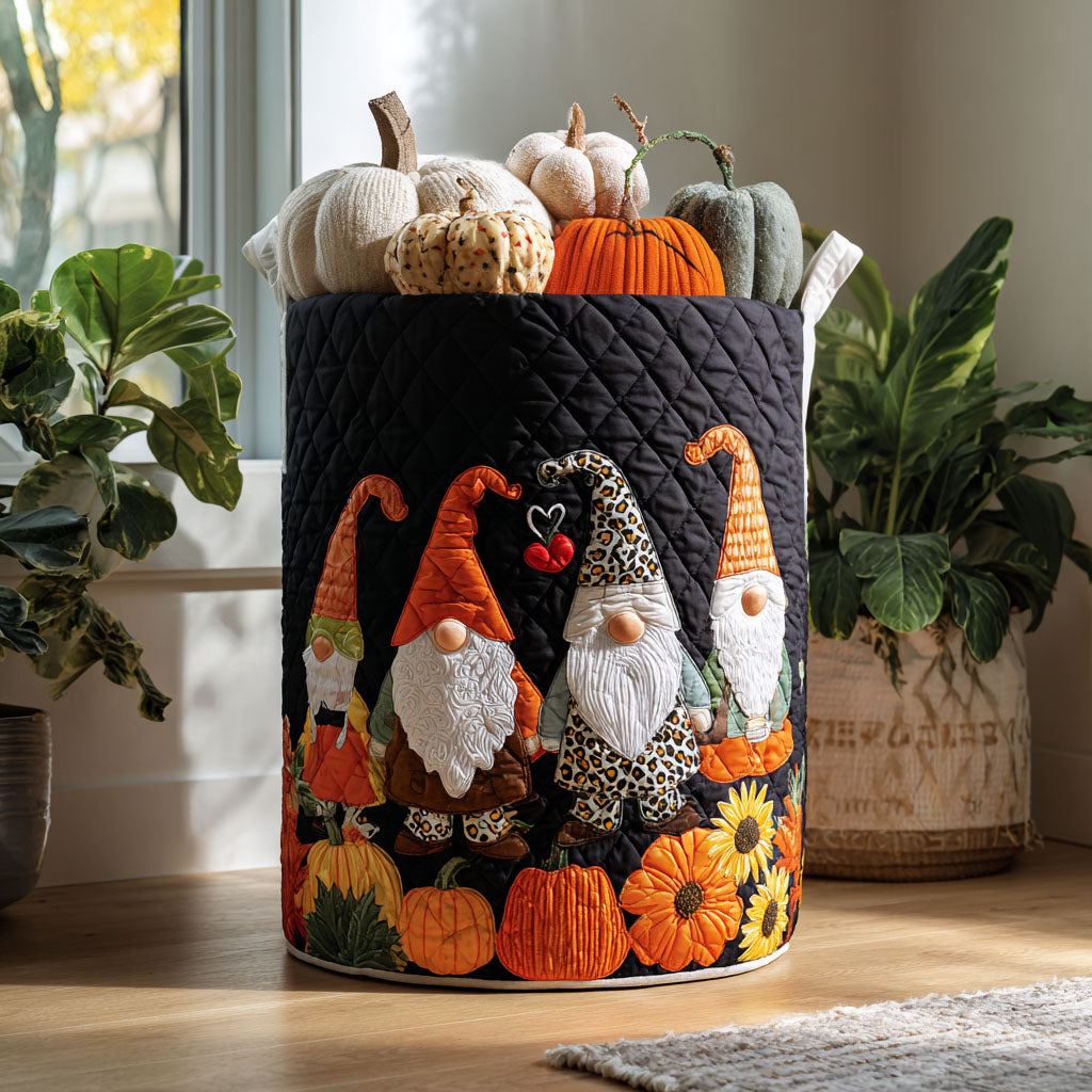 Boo Beard Quilted Laundry Basket Home Decor Gifts For Halloween Lovers
