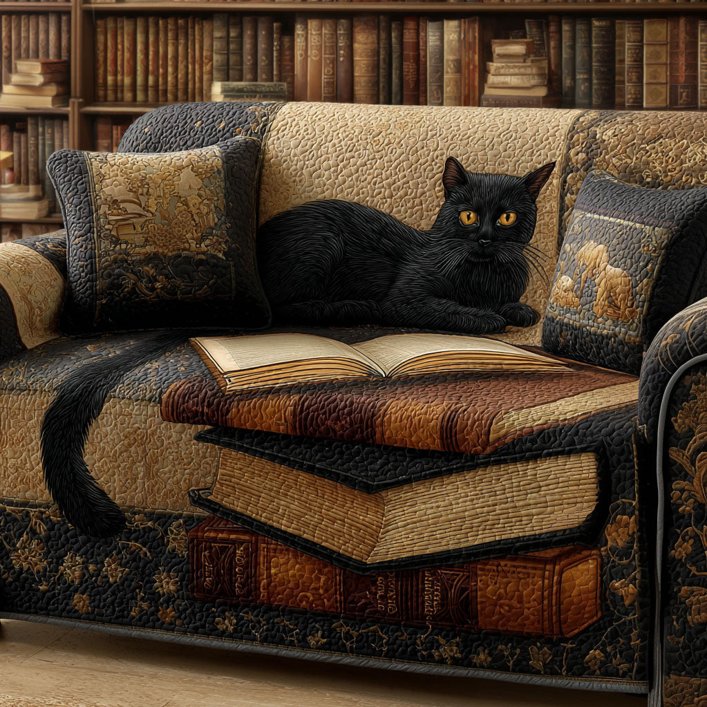Bound By Stories Quilted Sofa Cover Nice Couch Covers Novelty Book Themed Gifts