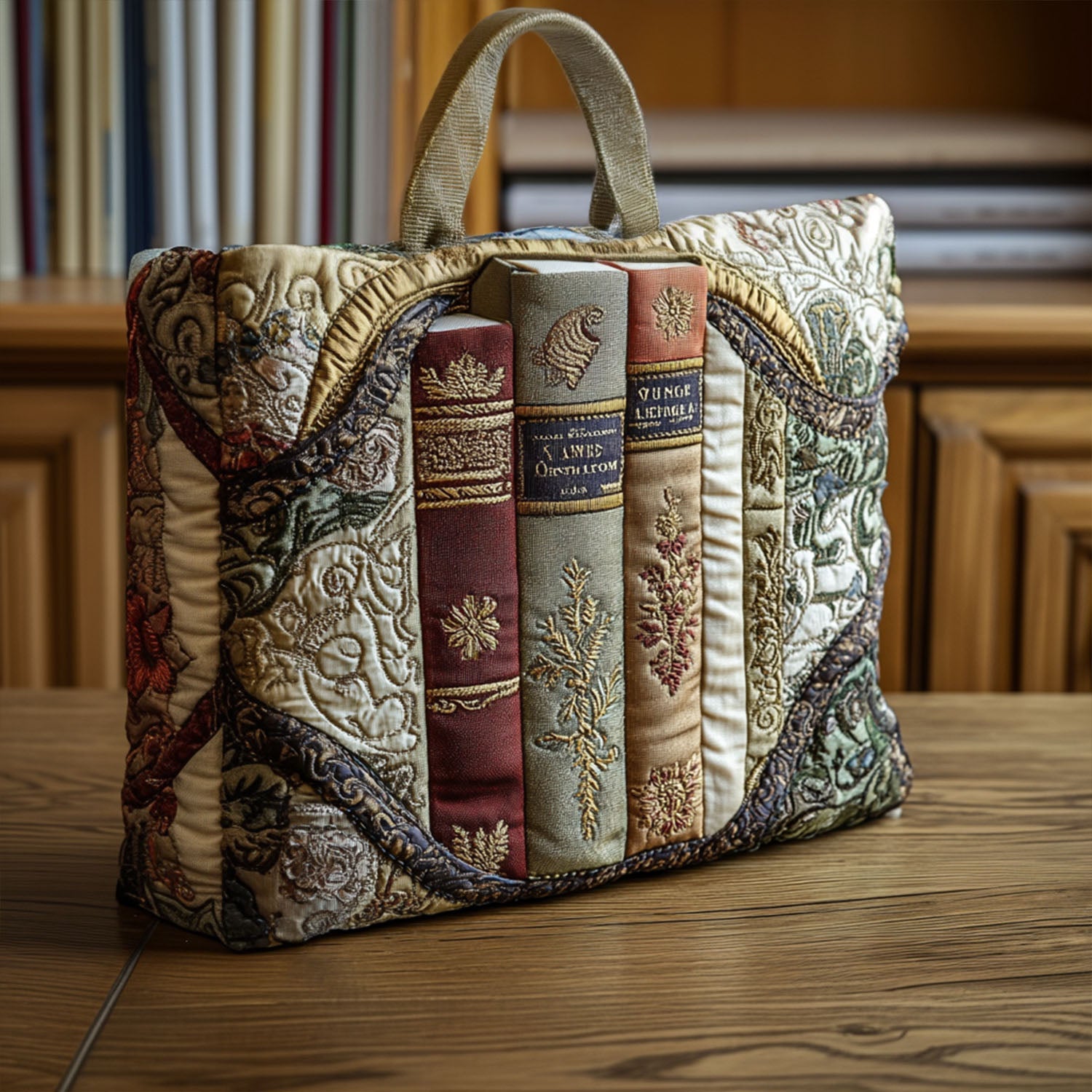 Bound to Read Quilted Tote Bag Best Everyday Tote Book Lovers Gifts For Sisters