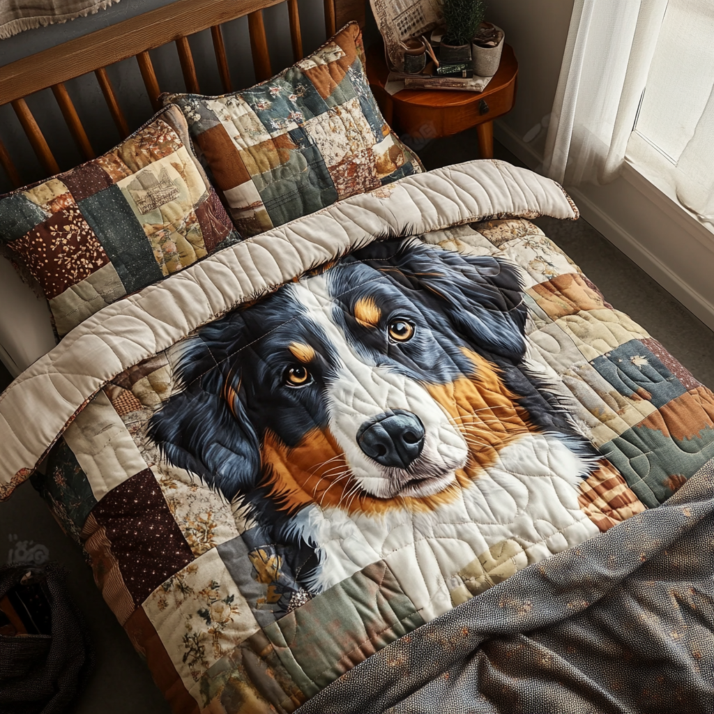 Boundless Aussie Quilted Bedding Set Bedroom Decor Ideas Best Presents For Dog Lovers